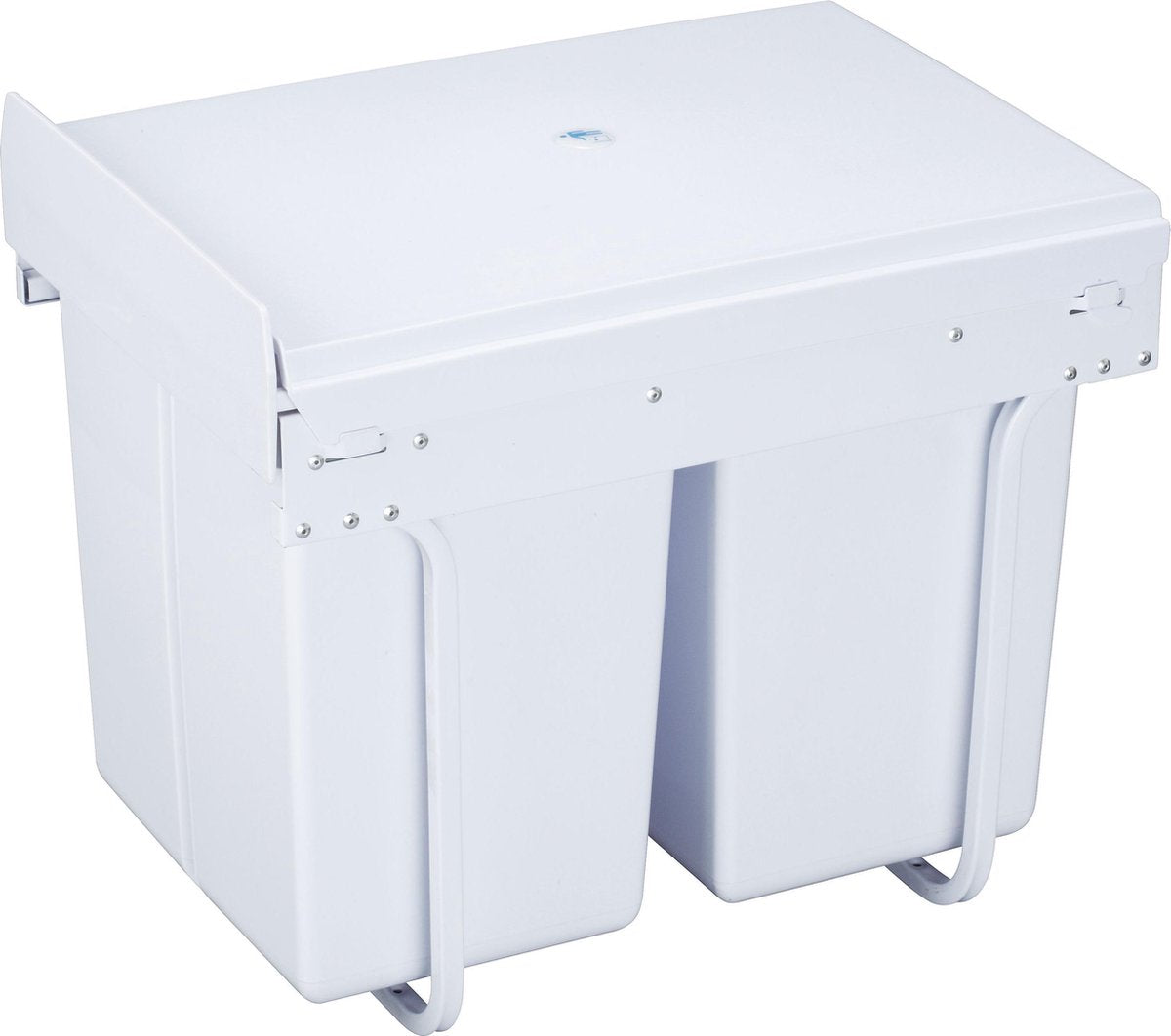4cookz® Trio inbouw afvalscheidingsprullenbak – 2x 10/1x 20 L - 40 cm