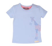 Moodstreet Meisjes T-shirt - Soft Lavender - Maat 80