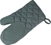 Ovenhandschoen met silicone grip grijs