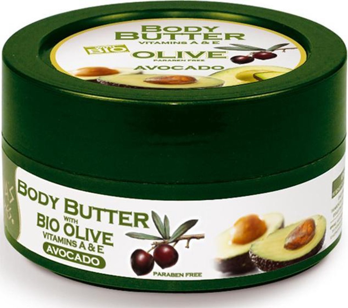 Pharmaid Athenas Treasures Moisturizer Body Butter Bio Olive & Avocado 200ml | Natuurlijk Goed