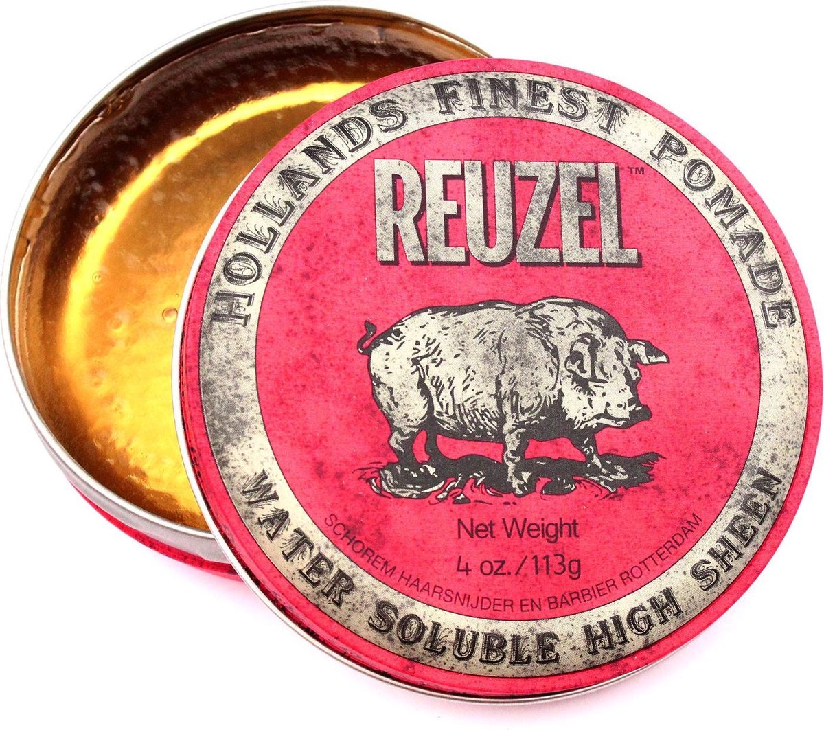 Reuzel Hf Pomade Water Soluble High Sheen - Red 340 gr