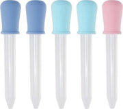 Pipet 5 ml | Silicone Pipetje | Vloeistoffen / Doseren / Whisky | Pipette | Pipetten in 3 Kleuren | Pipetjes - 5 stuks