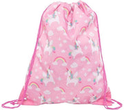 Trekkoordtas eenhoorn zwemtas / turnzak Rainbow Unicorn | Sass & Belle