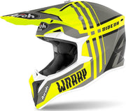 Airoh Wraap Broken Yellow Matt Full Face Helmet S