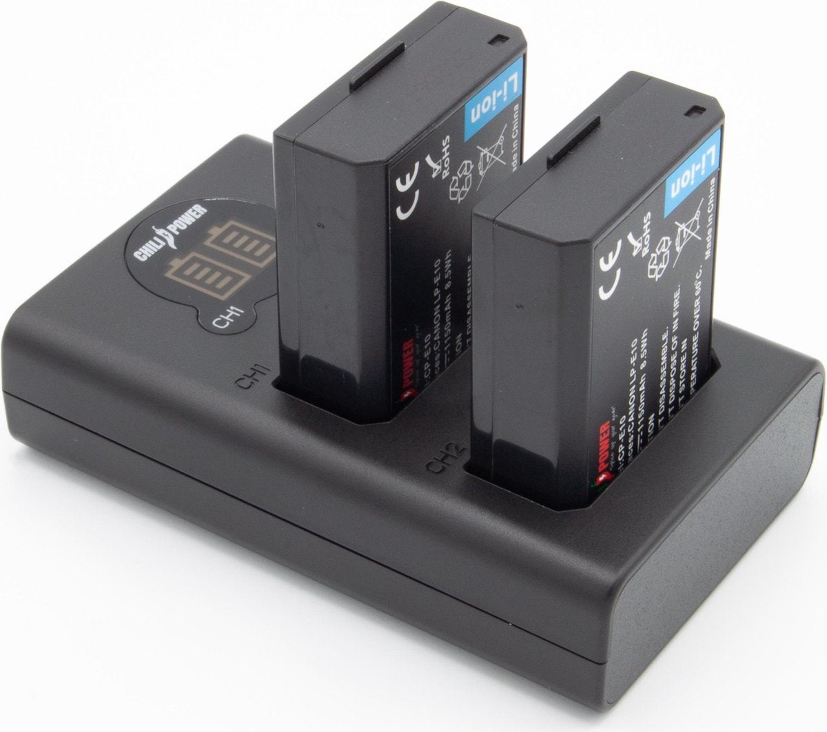 ChiliPower LP-E10 Canon USB Duo Kit - Camera accu set