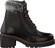 Verton Munchen Veterboots - Laarzen Met Veters - Dames - Zwart - Maat 38