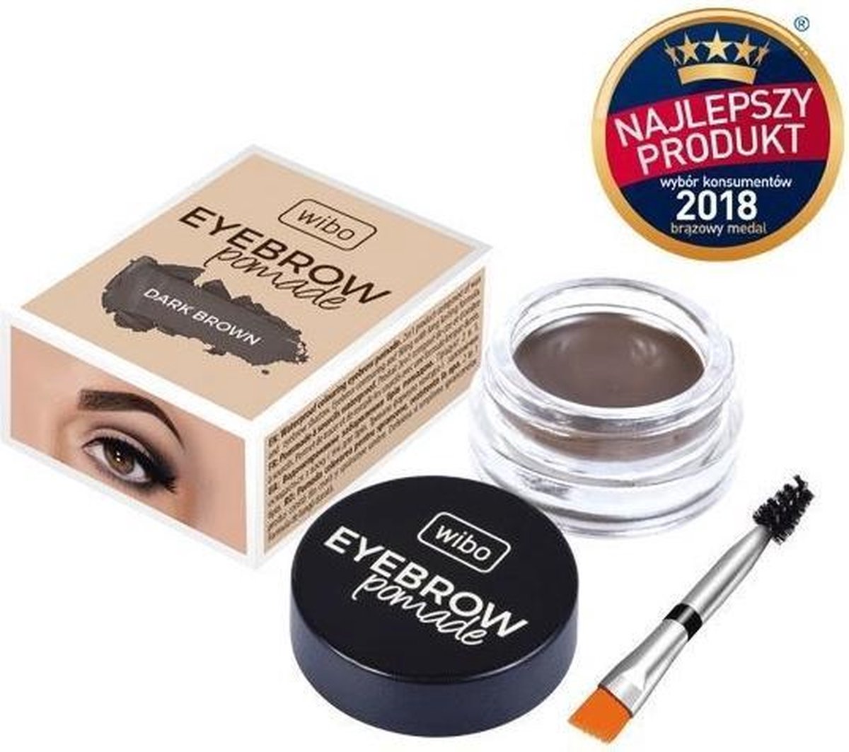Wibo Eyebrow Pomade Dark Brown