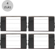 Opbergtas Kleding - Zwart - 4 Stuks - Organizer voor Dekbed – Opbergzak – Opbergers voor Seizoenskleding