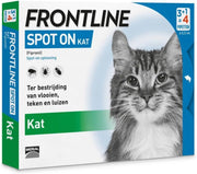 Frontline Spot On - Kat -Tegen vlooien en teken - 4 pipetten