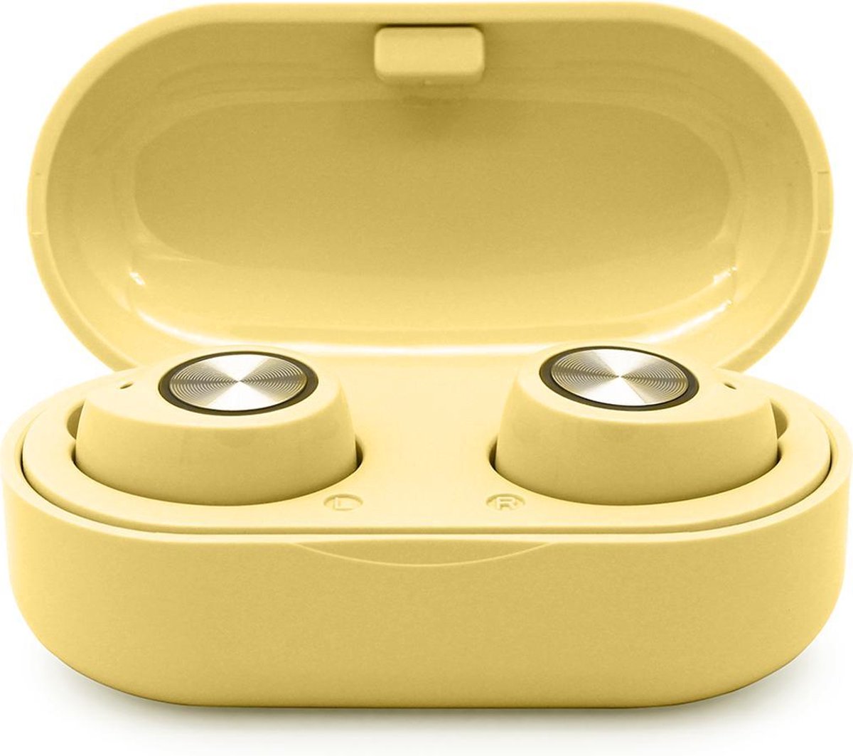 JAP Sounds AP35 - Draadloze oortjes Bluetooth - Oordopjes - Apple Android Samsung - Geel