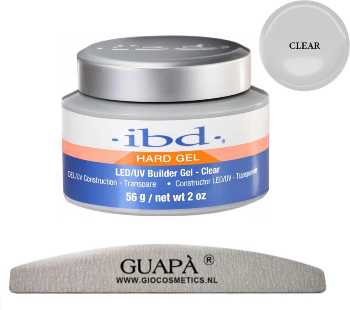 IBD Builder Gel gelnagels UV / LED| Geurloos | Clear 56 gr