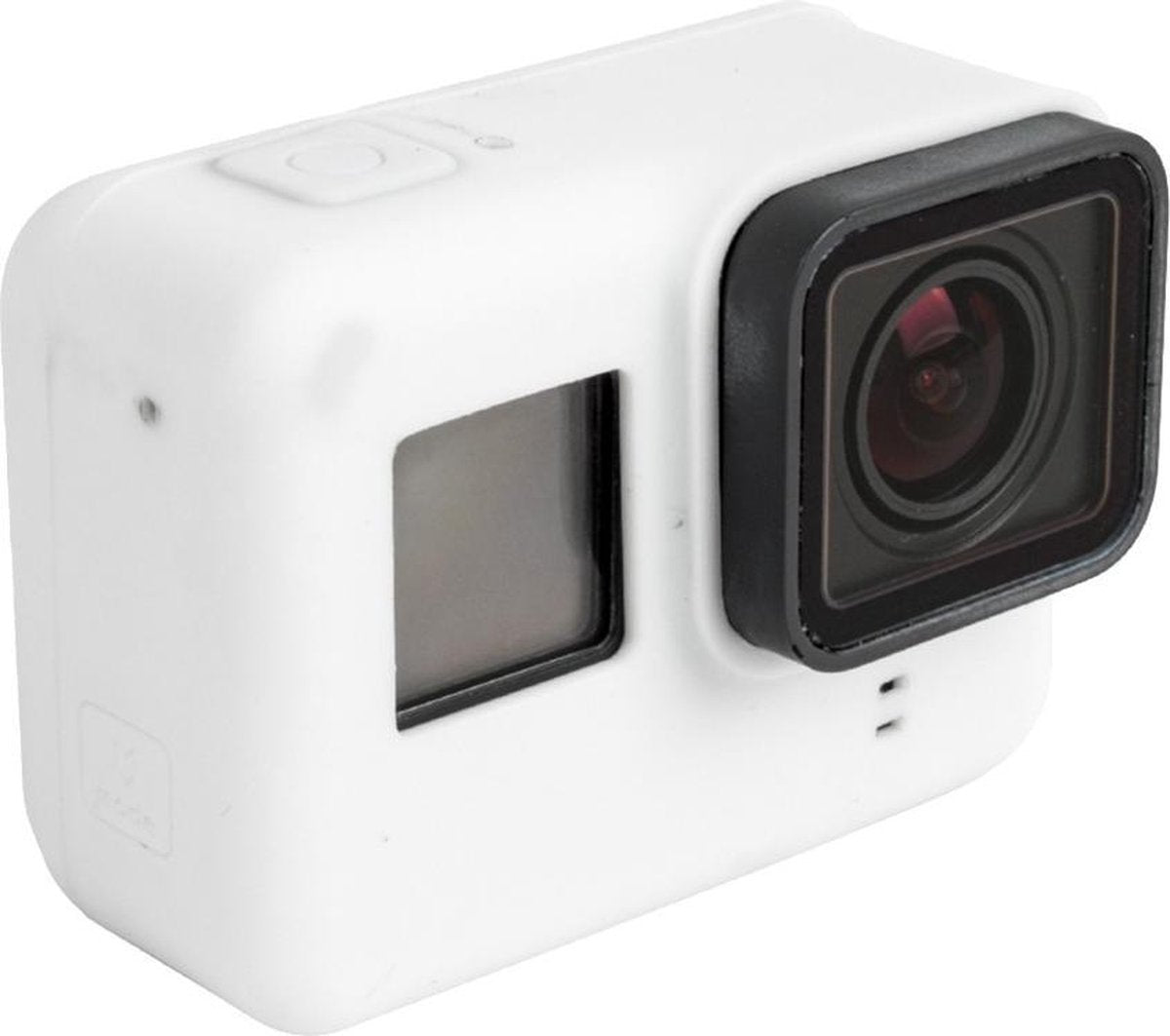 Tuff-Luv - GoPro Hero 5 Siliconen Bescherming Case Cover Shell - Wit