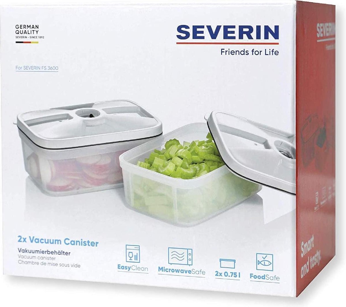 SEVERIN ZB 3620 vacuümcontainerset (voor vacuümsealer