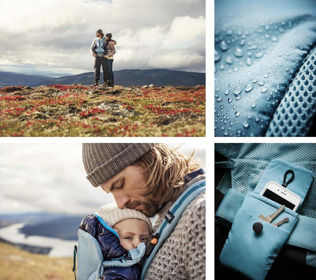 BABYBJÖRN Draagzak One Outdoors Turquoise