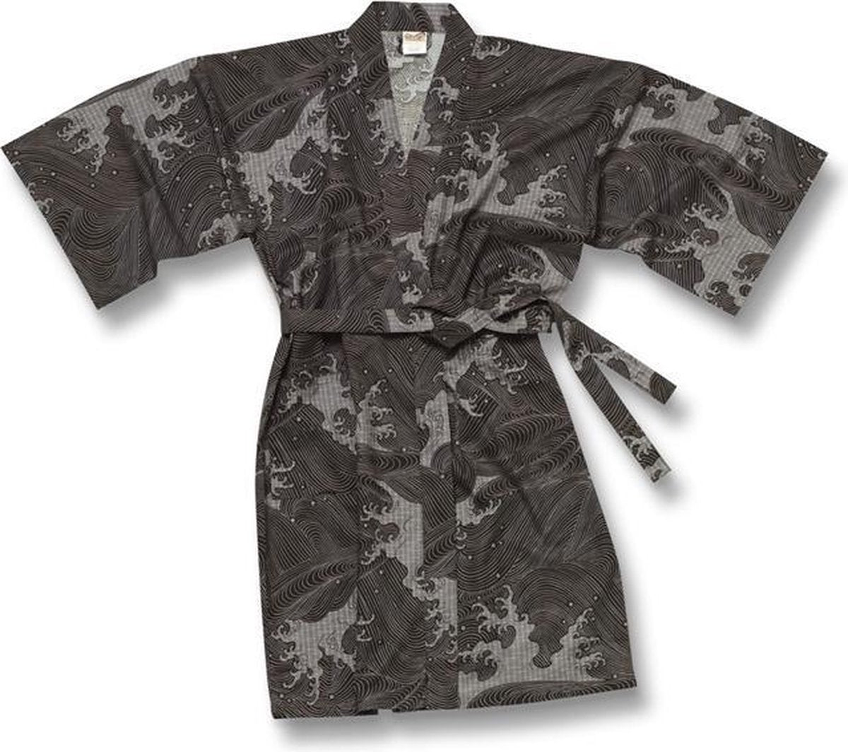 Japanse Kimono Yukata Kort Hokusai