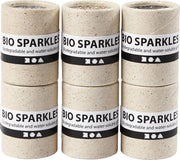 Bio Glitter. diverse kleuren. d: 0.4 mm. 6x10 gr - 1 doos