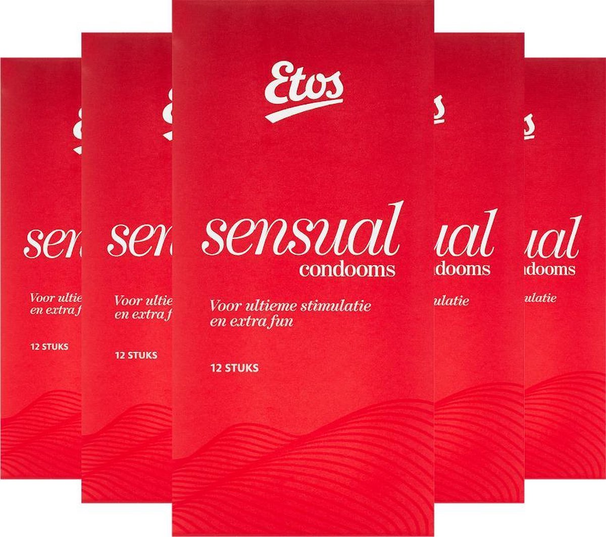 Etos Condooms Sensual - 60 stuks (5 x 12 stuks)