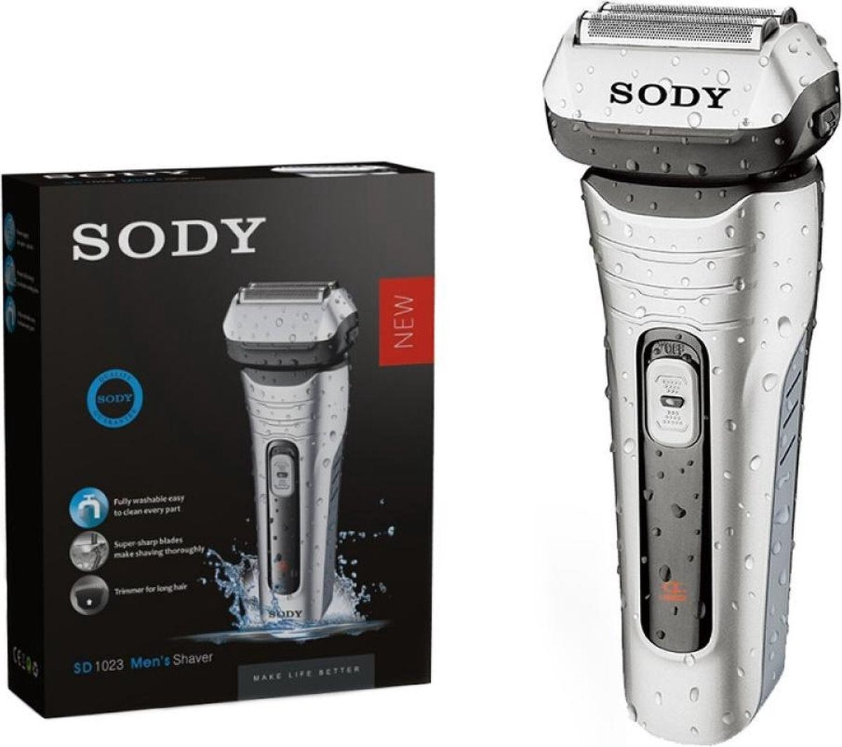 Elektrisch Scheerapparaat – Voor Mannen – Baard Trimmen – Hoofd Kaal Scheren – Heren – Draadloos Scheren – Baard Scheren – Waterbestendig – Grooming – Persoonlijke Verzorging – Zilver