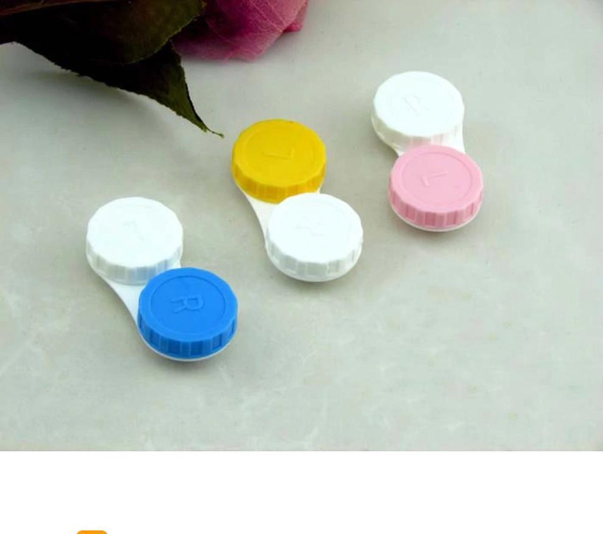 WiseGoods - Contactlensdoosjes - Lenzendoosje - Lenshouder - Contactlens - Lenzenbakje - Lensdoosje - 20 stuks