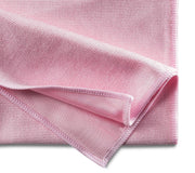 Maus microvezel glasdoeken 10 stuks - RVS doeken rood roze 40x40cm