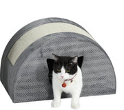 Nancy's Delray Beach Kattenhuis - Kattenverblijf - Kattenopvang - Pluche- Grijs - 48