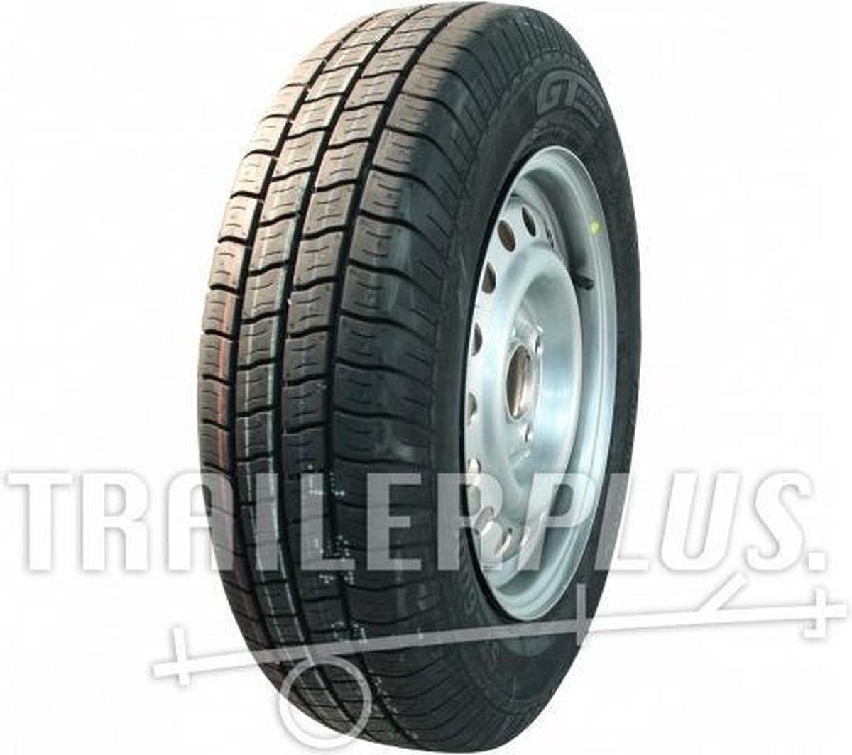 Compleet wiel 155R13 Kargomax ST-6000 M&S + 4Jx13H2 ET30 57/100/4 91/89 N staal