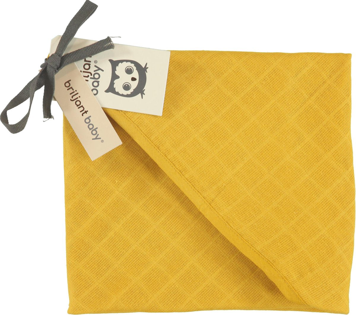 Briljant Baby Badcape Hydrofiel 75 x 75 - Uni - Oker