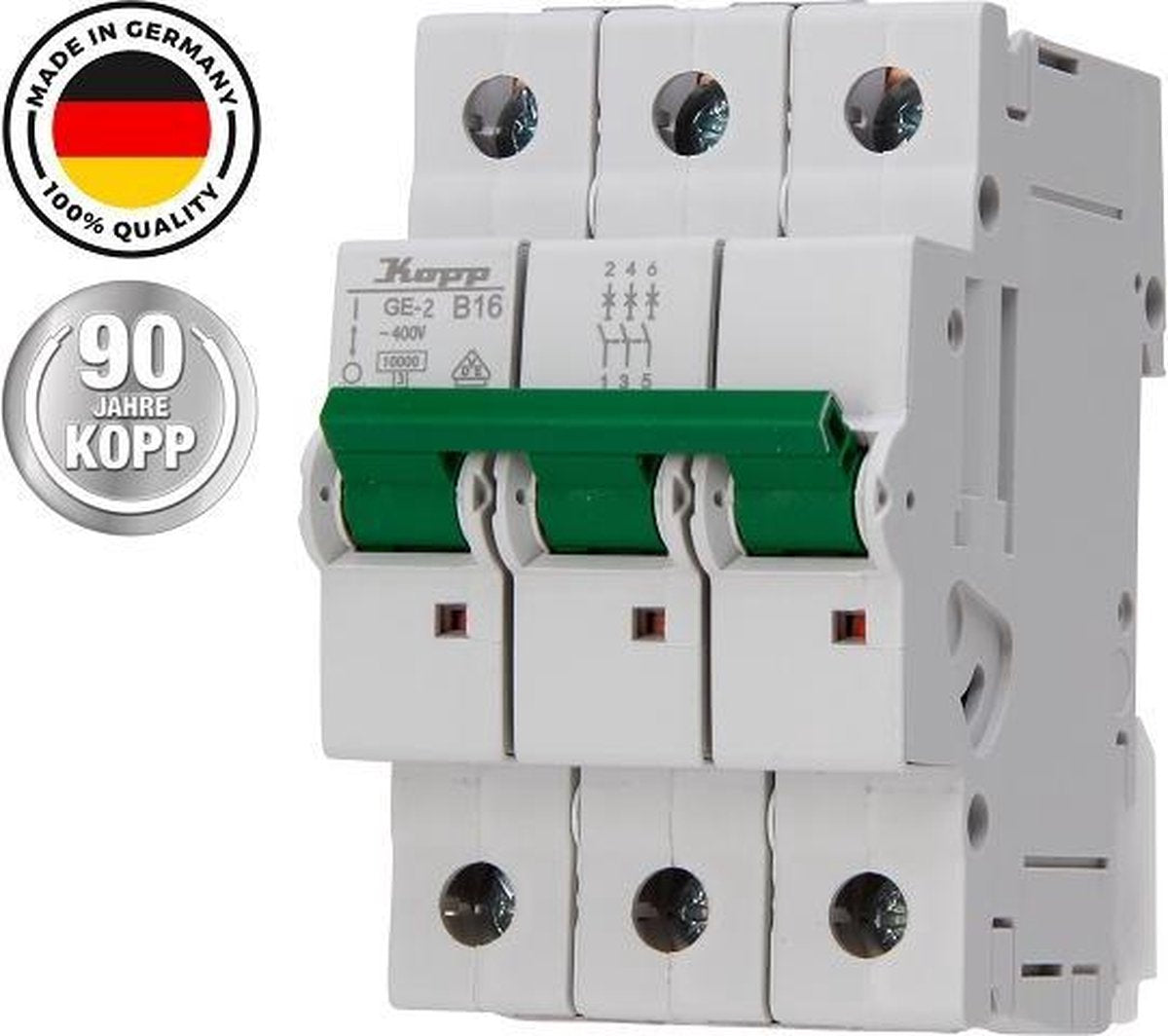 Kopp Installatie Automaat 16A B-karakteristiek 3-polig