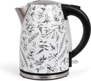 Livoo - Waterkoker DOD171FL – 2200 Watt – 1.7L - met bloemenprint