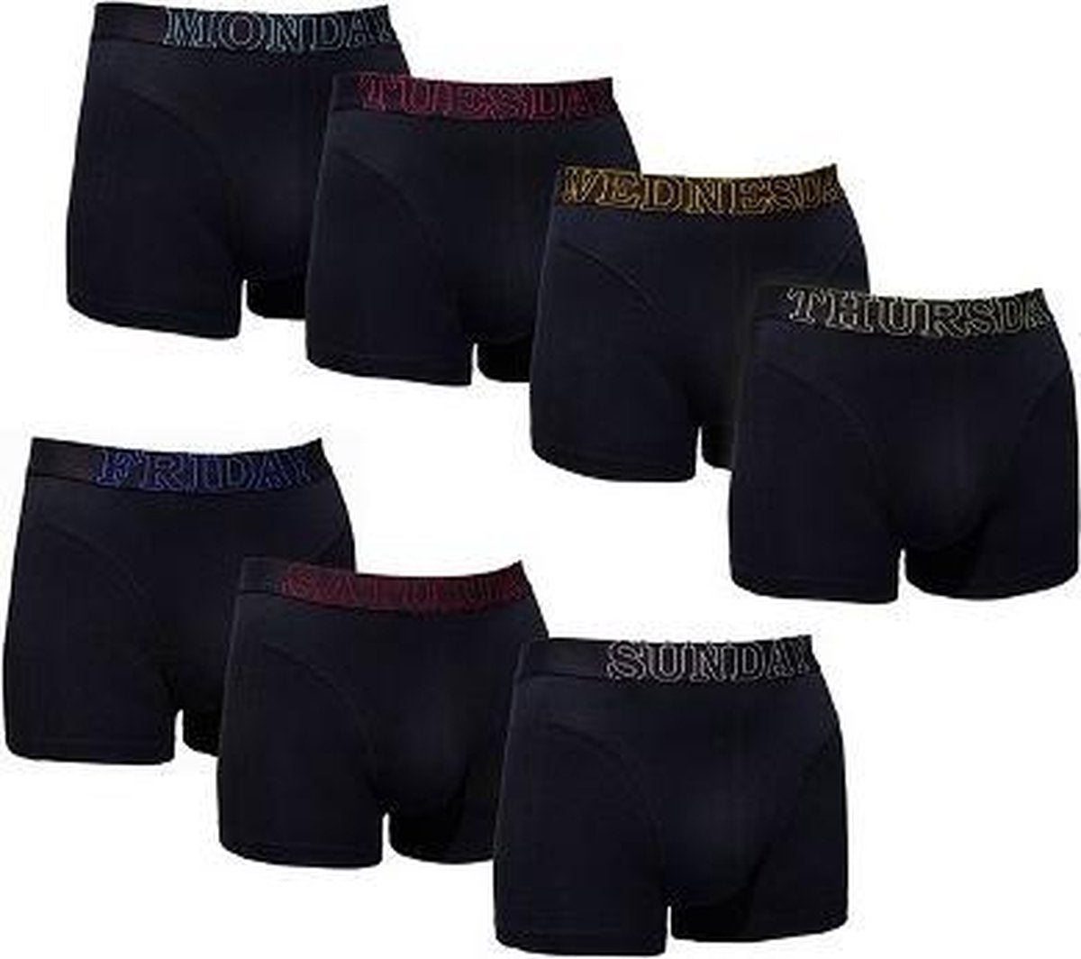 7-pack dagelijkse boxershorts