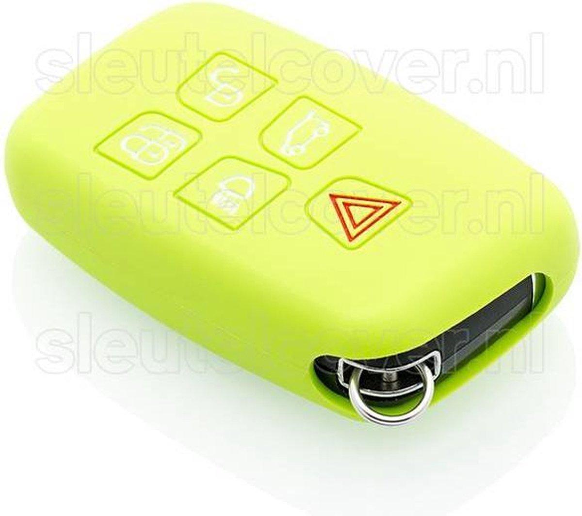 Land Rover SleutelCover - Lime groen / Silicone sleutelhoesje / beschermhoesje autosleutel