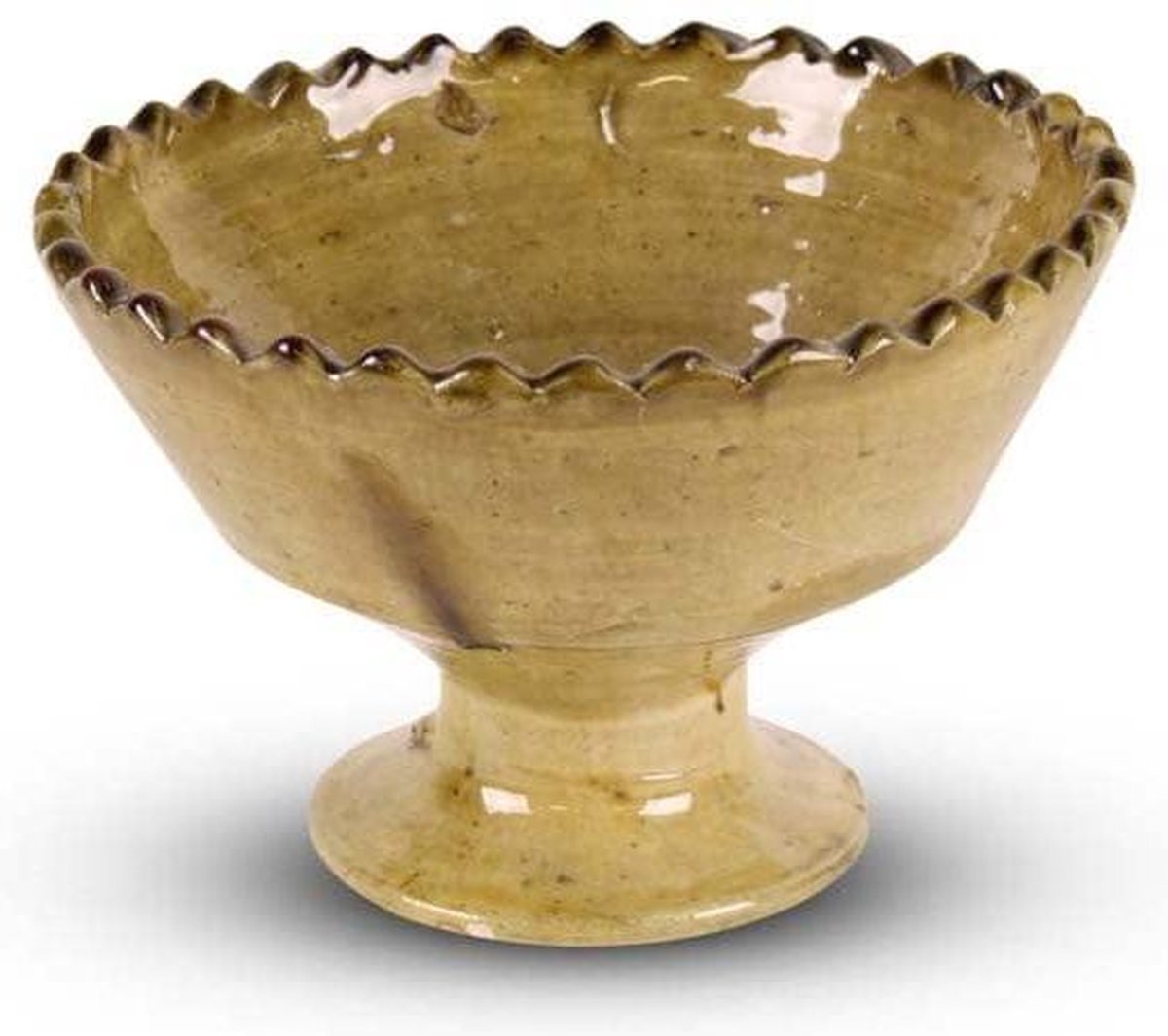 Tamegroute Fruitschaal Mosterd Ø 19 x 13cm