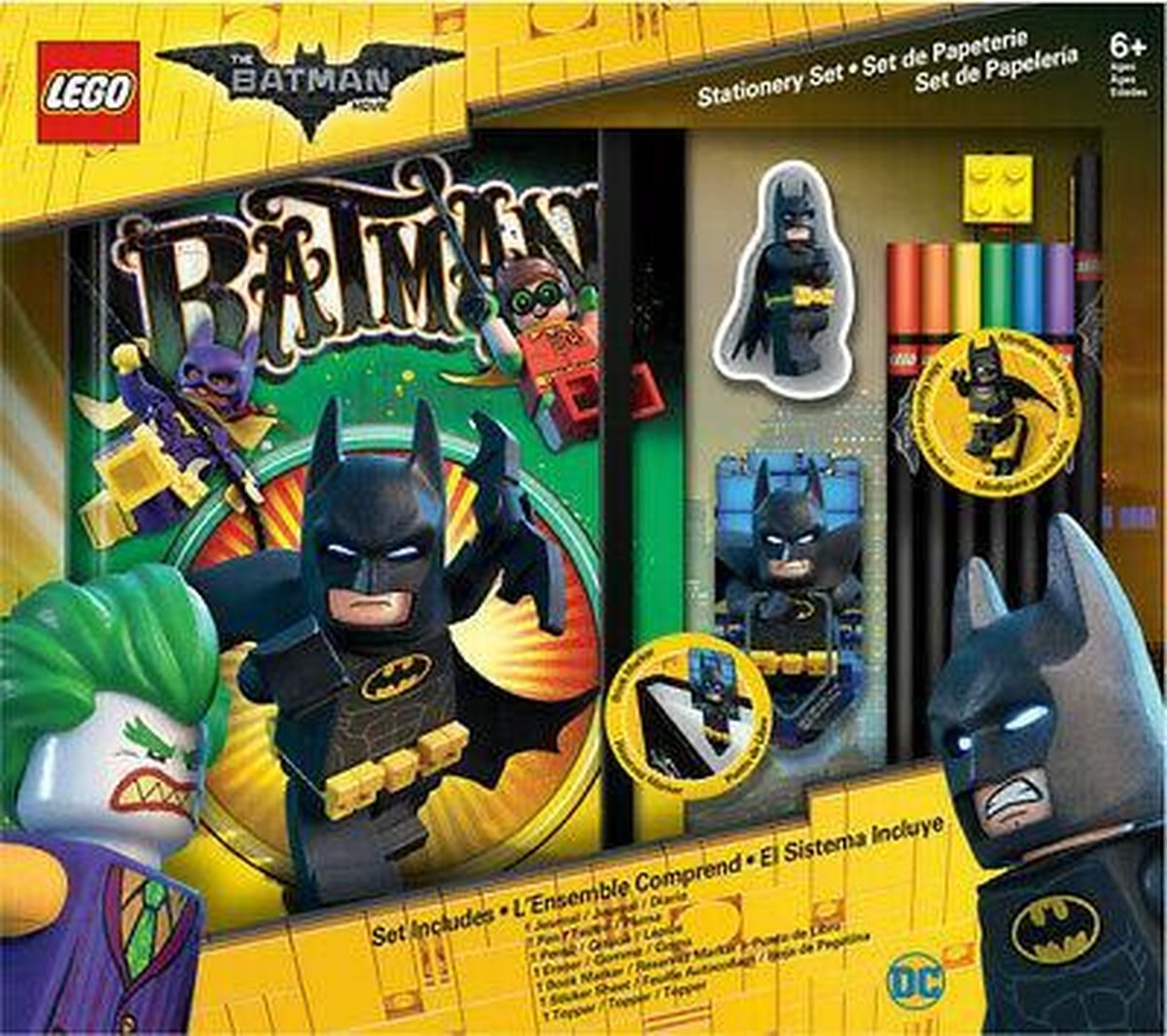 LEGO Batman 51749 Schrijfboek met Schrijfwaren 6 Delig
