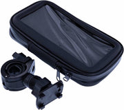 Zwart Fiets Houder Universeel Waterdicht & Shockproof Large Hoesje Samsung Galaxy A6 (2018)