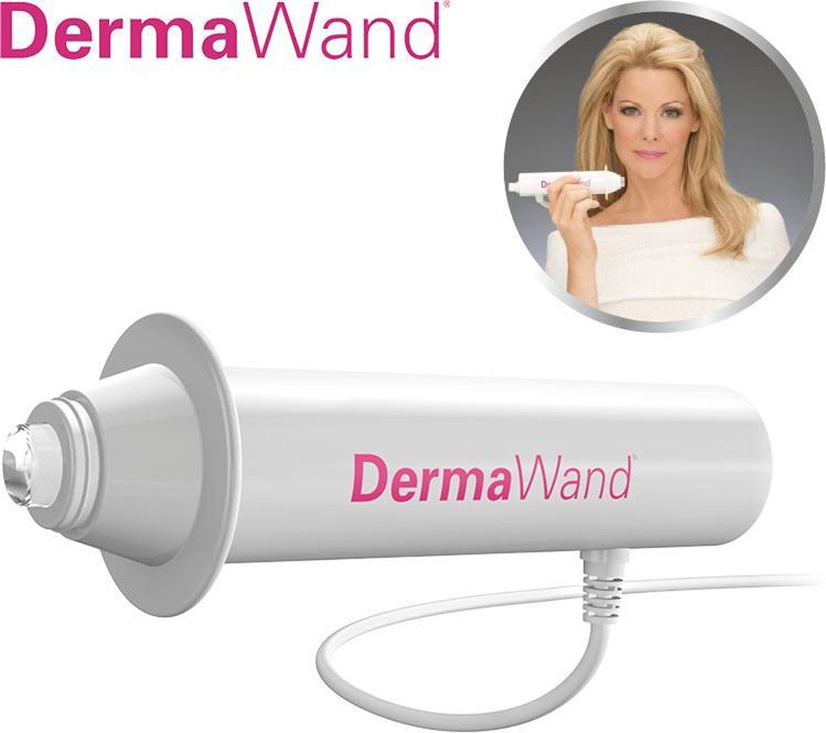 Derma Wand Huidsverzorgingsapparaat Anti-aging Microdermabrasie - Huidsimulatie - Gezichtsmassage
