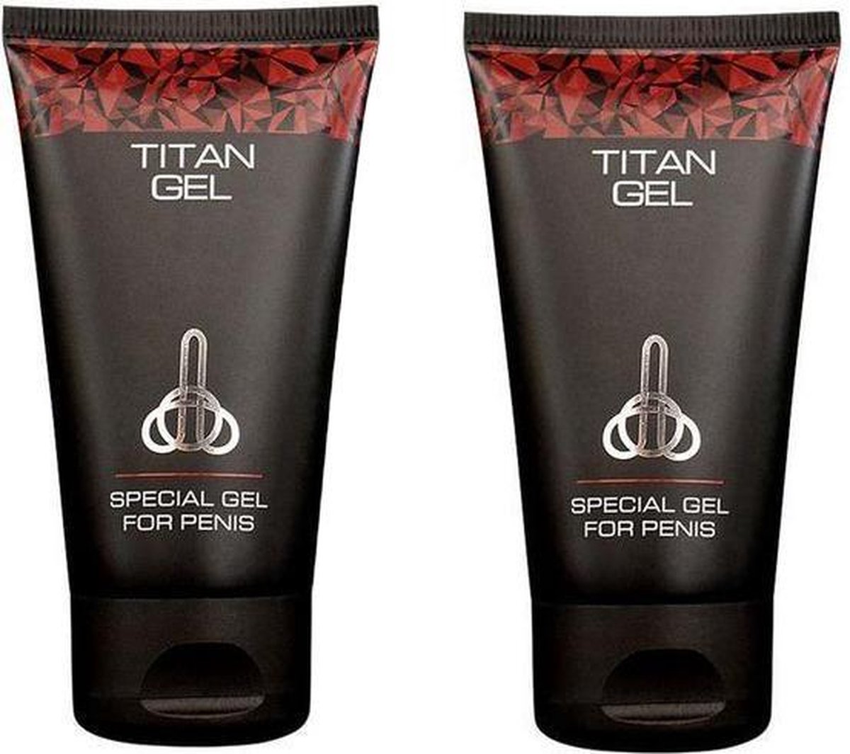 Titan gel intieme gel voor mannen 50ml bevordert de erectie en opwinding van de man 2 stuks