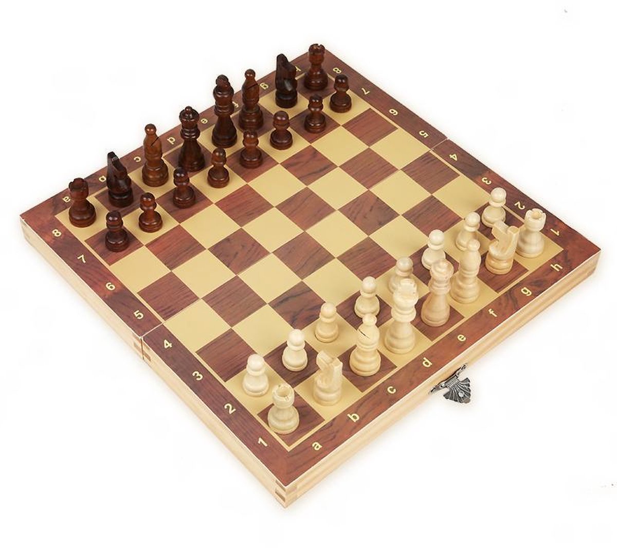 Fedec Magnetische Schaakset - 29x29CM - Compacte set - Hout