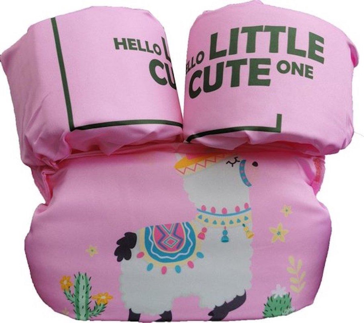 Zwemvest kinderen - Lama - 2-6 jaar - 15-25 kg - veilig zwemmen - reddingsvest