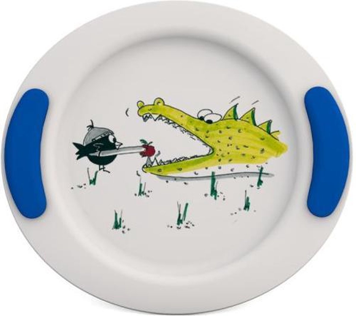 Kinderbord Krokodil - Blauw