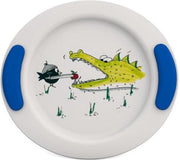 Kinderbord Krokodil - Blauw