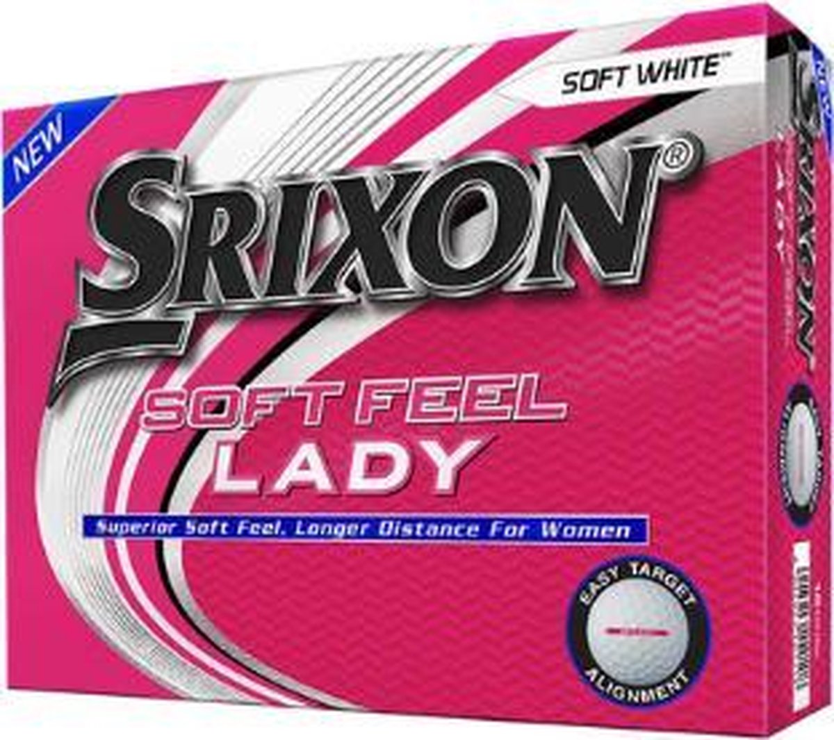 SRIXON SOFT FEEL LADY 12- PACK White