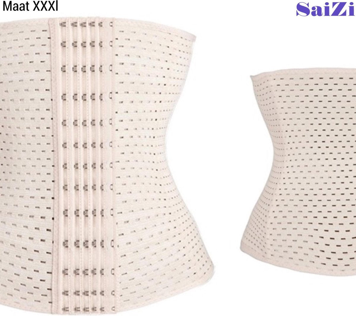 Saizi beige /Waist Trainer - XXXL - Buik Korset Belt - Body Shaper Trimmer Corset Band - Shapewear