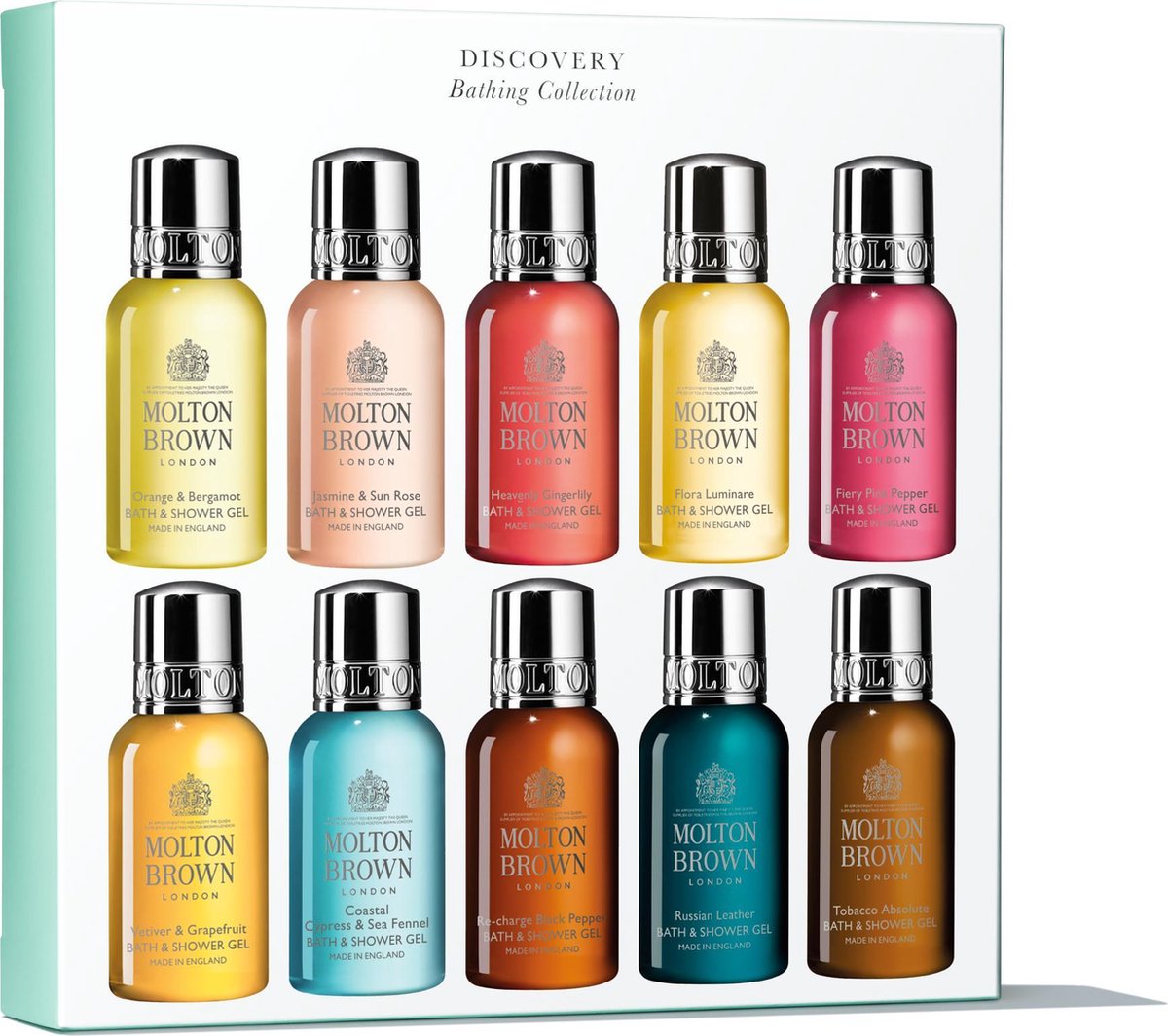 Molton Brown bathing Discovery set 2021 10 x 30ml
