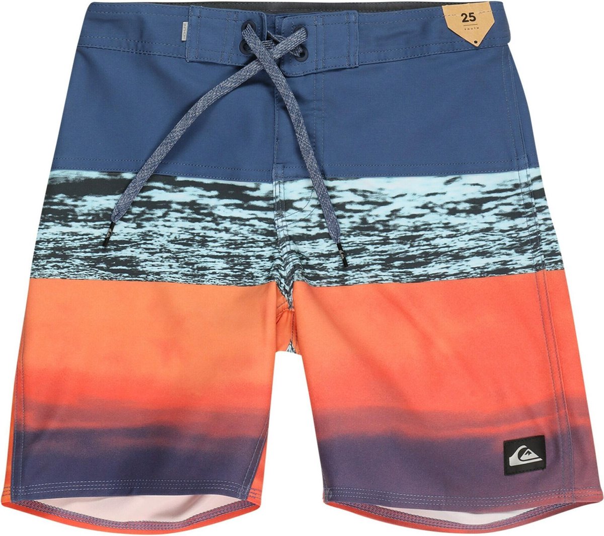 Quiksilver sportieve badmode surfsilk panel 16 Lichtblauw-10 (140-146)