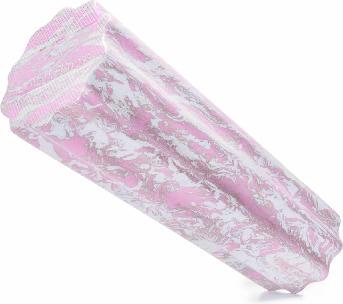 #DoYourFitness - Fascia rol - »Anila« - foam roller voor pilates en zelfmassage - L45cm x D15cm - Grijs-Roze