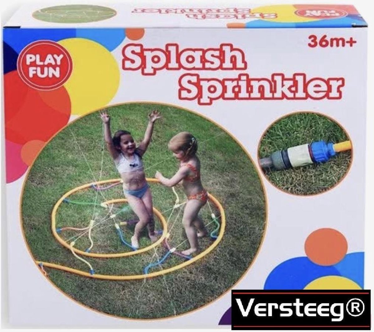 Playfun | Splash Water Sprinkler 3 meter ! spetter sproeier