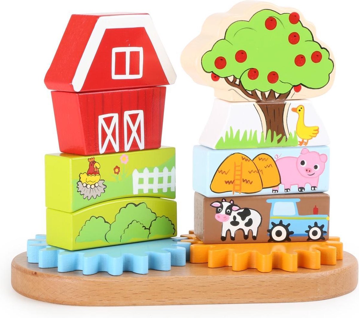 Boerderij puzzel / stapelspel (Vanaf 12 maanden)