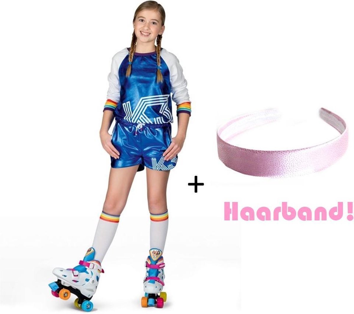 K3 pakje rollerdisco disco setje 3-5 jaar + haarband