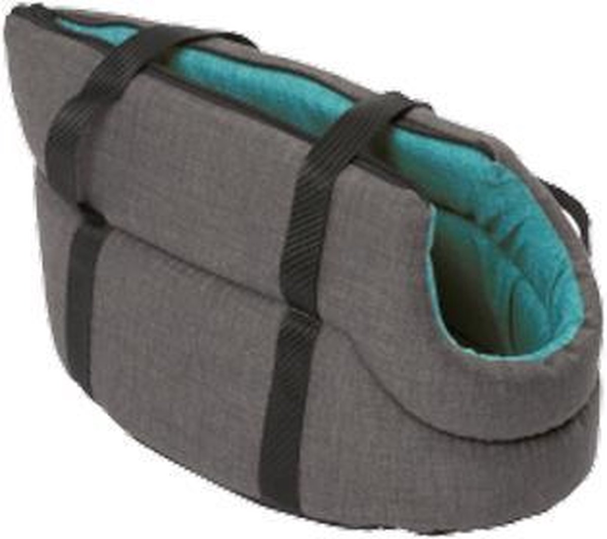 Draagtas stone Turquoise/grijs 40CM - Wash 30°C - Polyester