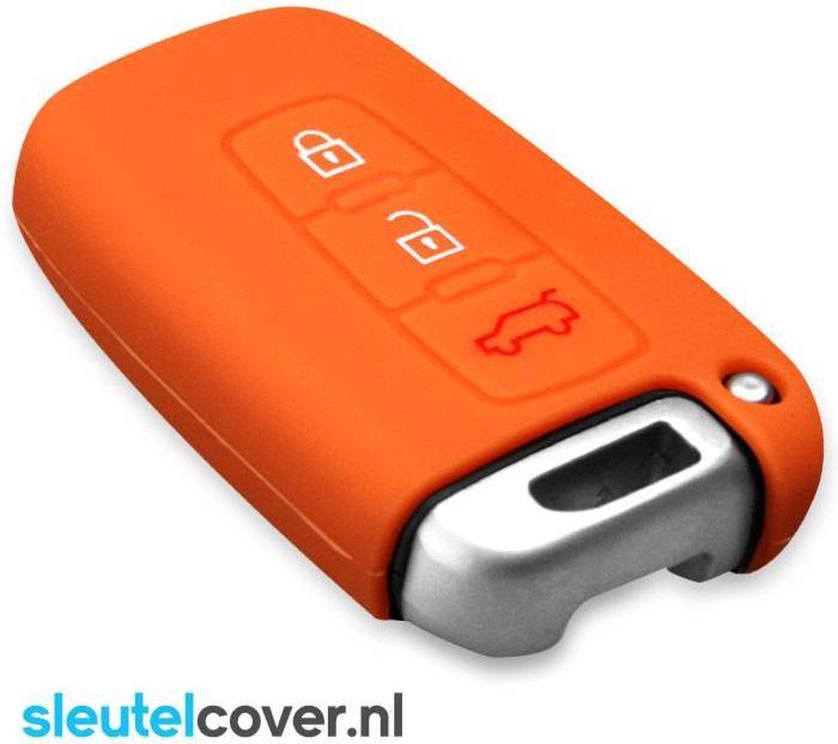 Kia SleutelCover - Oranje / Silicone sleutelhoesje / beschermhoesje autosleutel
